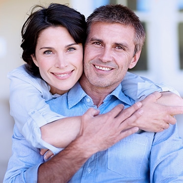 Smiling couple decorative image