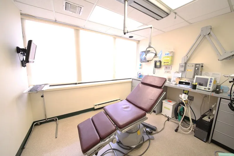 Exam room two at Long Island Oral and Maxillofacial Surgery