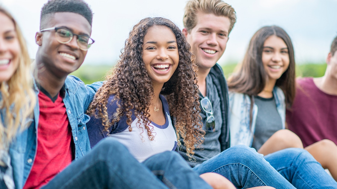 Teenagers Outdoors